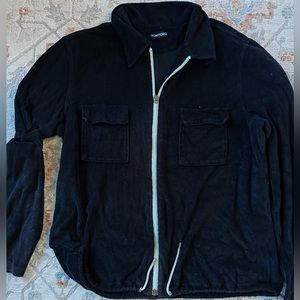 Tom Ford towelling terry zip up